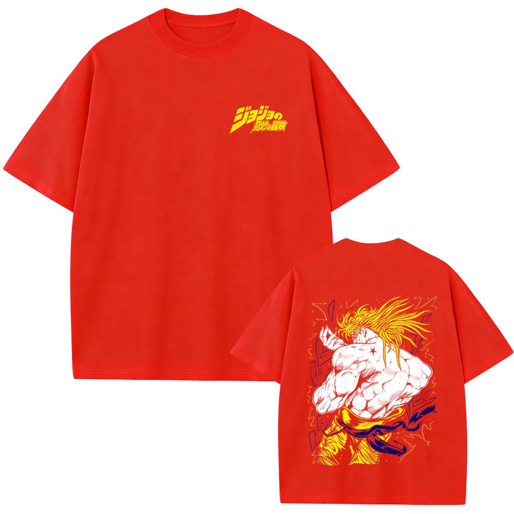 Anime Jojos Bizarre Adventure Dio Brando Graphic Tshirt Unisex Women Fashion Unisexga Oversized T Shirt Funny Japanese Streetwear S
