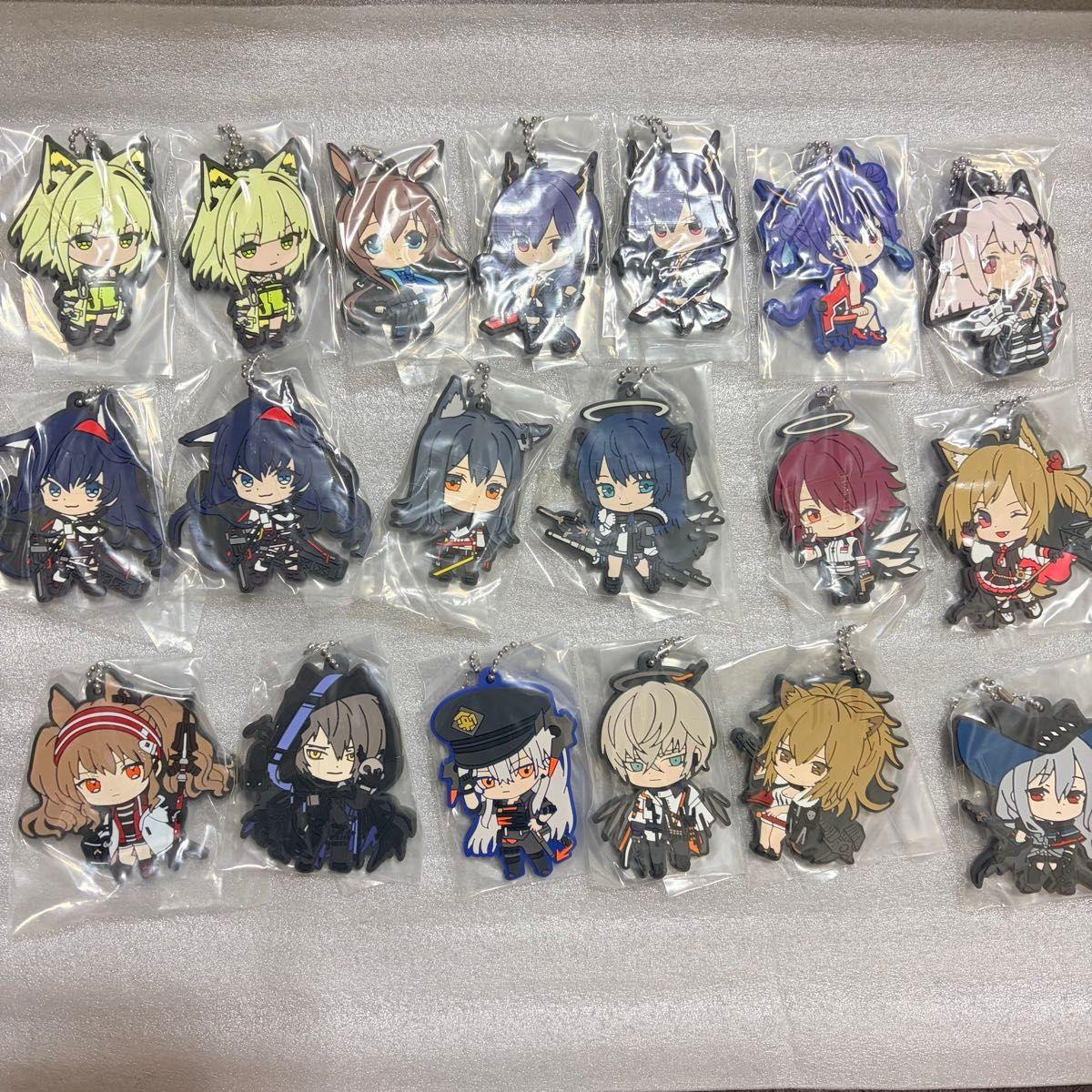 Used Arknights Capsule Gacha Rubber Strap Kelsey Exia Texas Mostima Skazi Rubber Mascot Key Chain