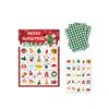 Holiday Bingo Cards Collection 37 Piece Set For 24 People Christmas Party Games Family Reunion Office Event Paper Game Supplies