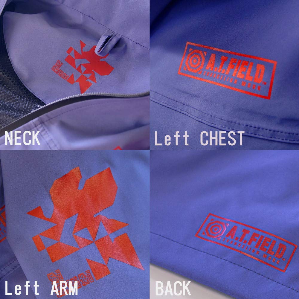 WATERPROOF RAIN 4L A.T.FIELD ATF-02 / JACKET, Purple,