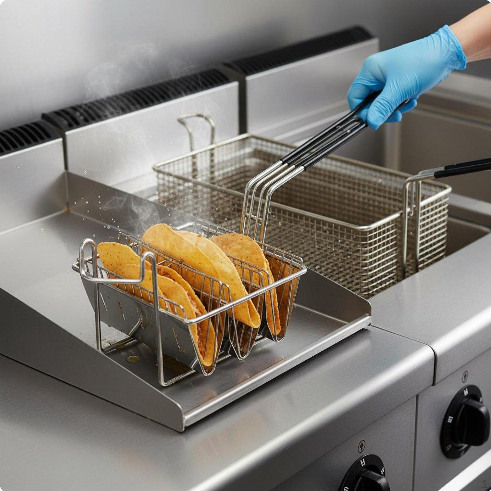 Fryer Basket Detachable Handle Molding Separate