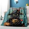 1PC Custom Name Pirate Cat Coffee outdooor Flannel blankets Throw Blanket All-Season Throw Gift Bedspread for Couch, Bed, Camping Holiday Birthday gif