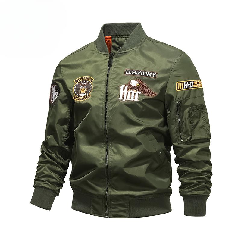 Nouvelle Veste Hiver Style Américain Veste d'Aviateur Veste en Coton Costume de Moto Harley Veste d'Aviateur Homme Veste