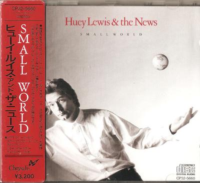 CD HUEY LEWIS  THE NEWS  Small World CP325660 Chrysalis 1988 Japan Rock Used