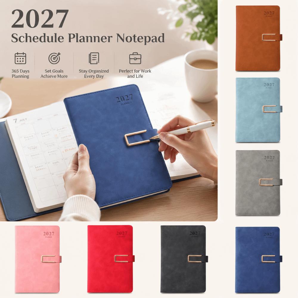 English A5 Agenda Planning Notebook 12 Months To-do List Notebook Diary Writing Pads  Stationery
