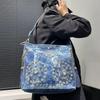 Damen Diamant Trend Denim Schulter Crossbody Handtasche
