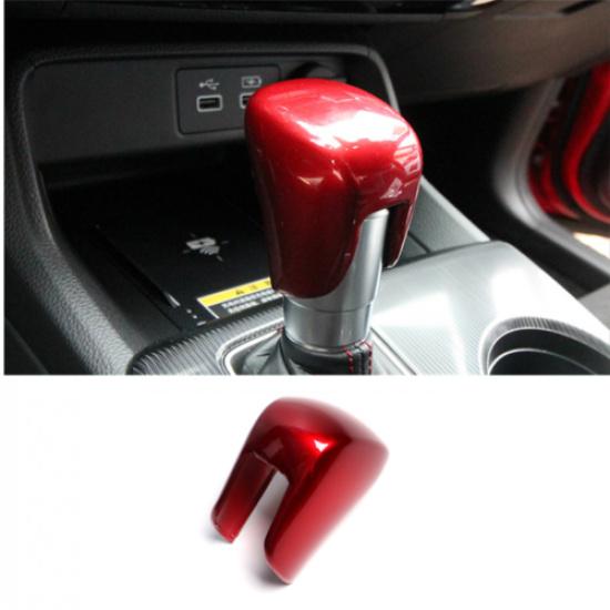 Red Inner Gear Shift Knob Decor Cover Trim For Honda HR-V HRV 2022 2023 2024