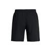 Under Armour Logo Print Lace-Up Quick-Dry Mid-Waist Casual Shorts Men Bottoms Black 1382622-001