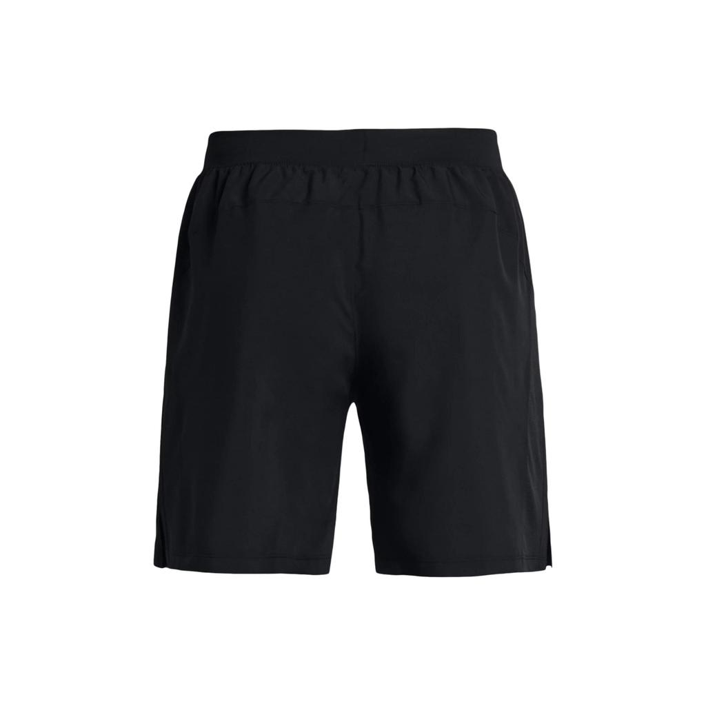 Under Armour Logo Print Lace-Up Quick-Dry Mid-Waist Casual Shorts Men Bottoms Black 1382622-001