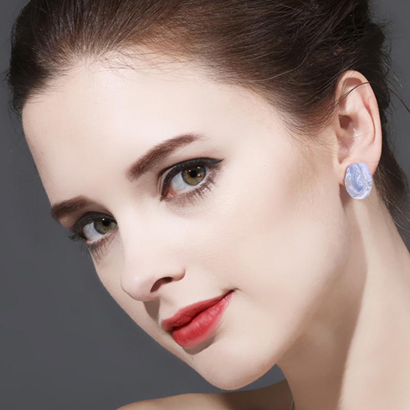 Bellitia Jewelry Orecchini di Perle da Donna in Argento 925 Placcato Oro Rosa, Orecchini Pendenti con Ciondolo di Perla Coltivata d'Acqua Dolce, Gioielli Moda Idee Regalo per Donne