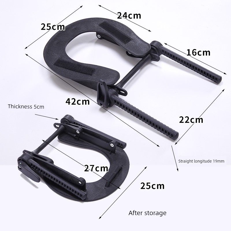 Headrest Bracket Massage Couch U-Shaped Face Pillow Neck Support Cushion Face Pad Foldable Beauty Massage Bed Face Pillow Headrest/Face Pillow Bracket