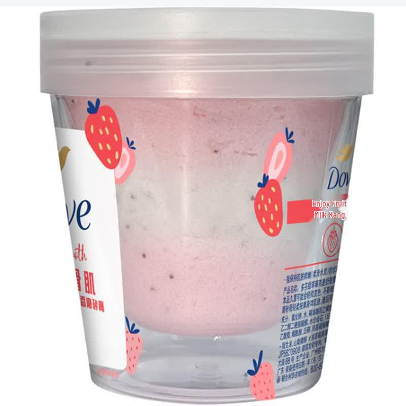 DOVE Sweet Strawberry & Oat Milk Body Scrub