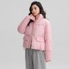 New Cotton-padded Jacket Women's Short Stand-up Collar Thick Plus-size Cotton-padded Coat In Autumn and Winter.