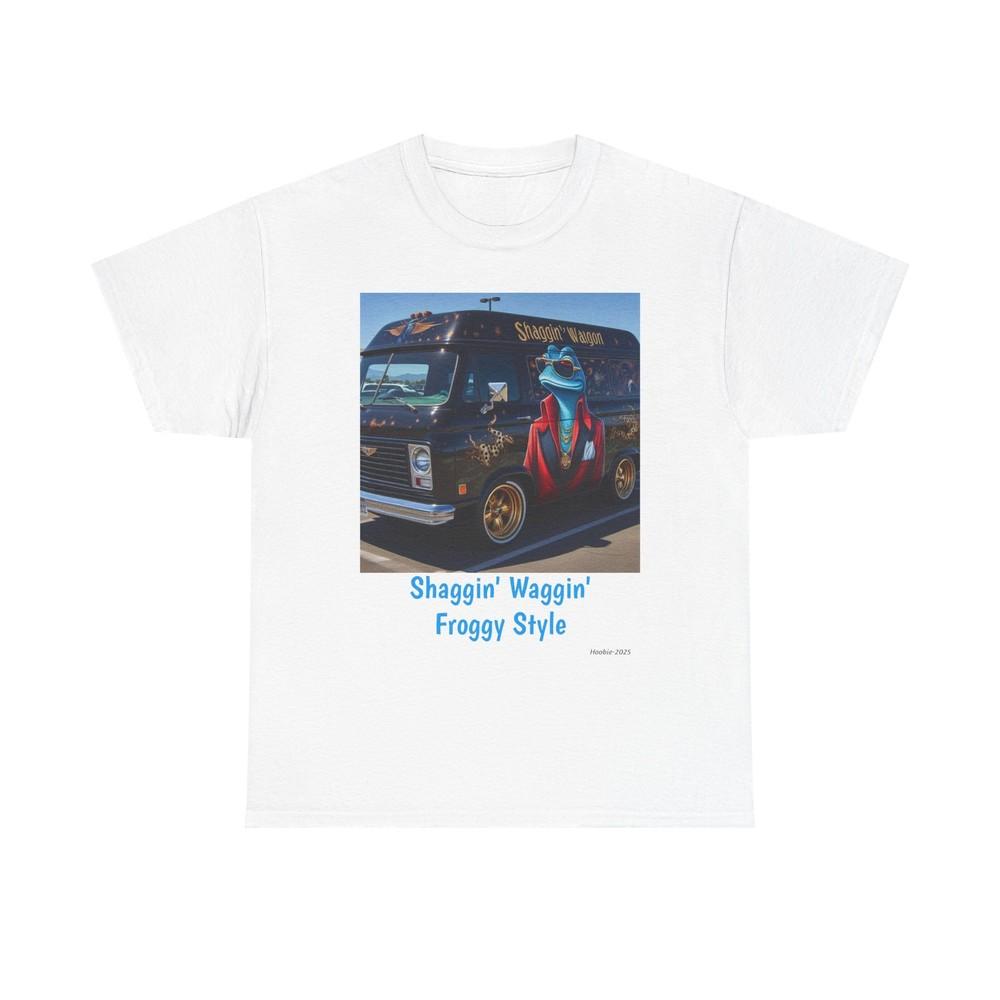 Cool Retro 1970 s Shaggin  Waggin  Froggy Style Tee, Custom Van Shirt Unisex T-Shirt XXL