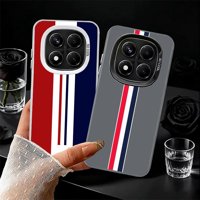 Luxury Sports Line Cool Stripe Soft Phone Case for Xiaomi Redmi Note 13 14 15 Pro Plus 12S 12 11S 11 11T 10S 10 Shockproof Cover