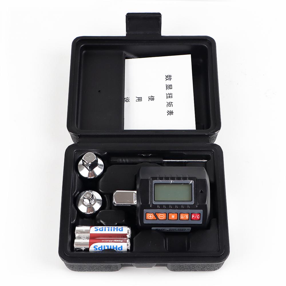 

3/8 1/4 1/2 Digital Torque Meter 200 N.m Adjustable Electronic Torque Gauge Professional Torque Wrench Repair Tools