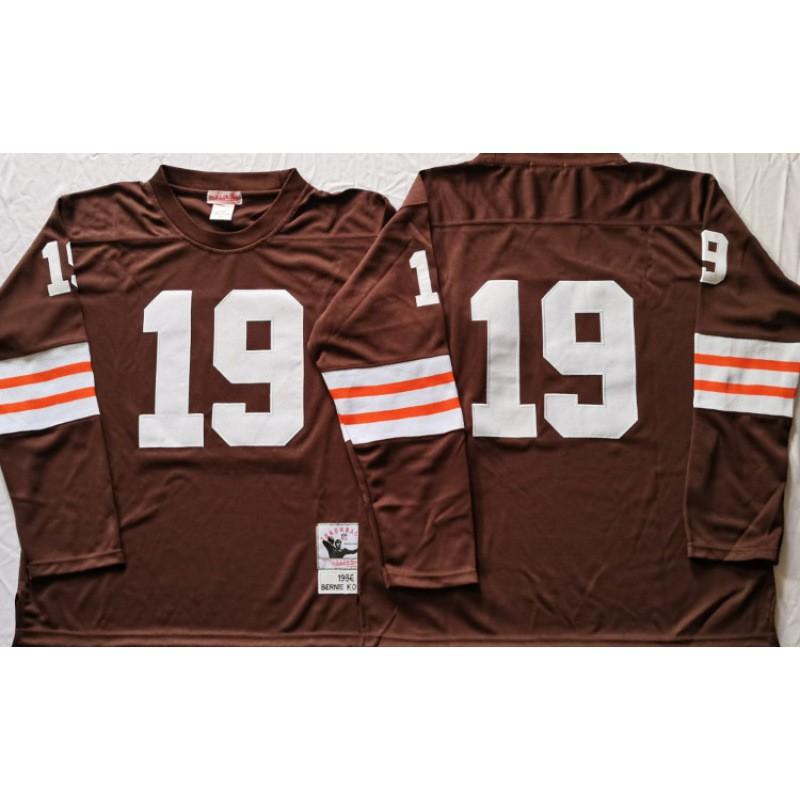 Cleveland Browns NFL Retro Jersey 32 Hall Of Fame Throwback Football Uniform Men