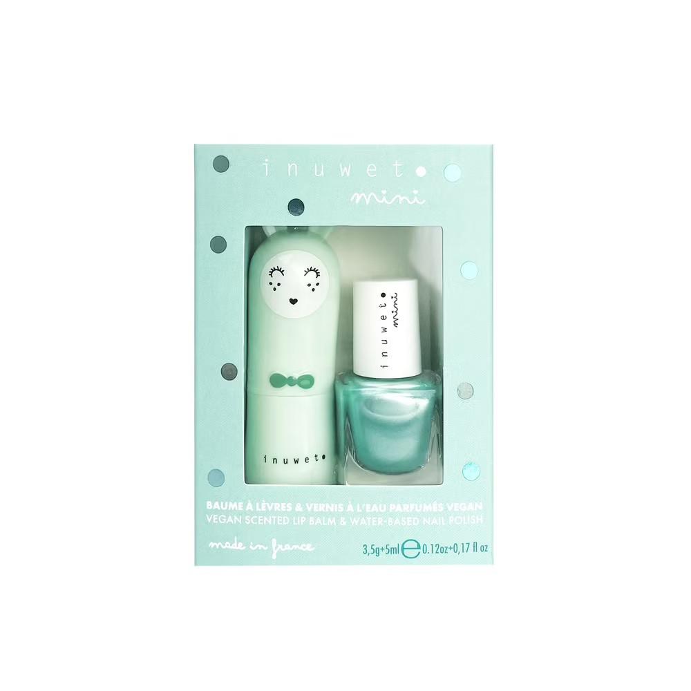 

Inuwet Duo Aqua Balm и лак для ногтей на водной основе с ароматом яблока