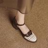 Retro Versatile Woman Shoes 2026 Spring New Women's Pointed High-heeled Sandals Comfort Non Slip Women Heels Zapatos De Mujer