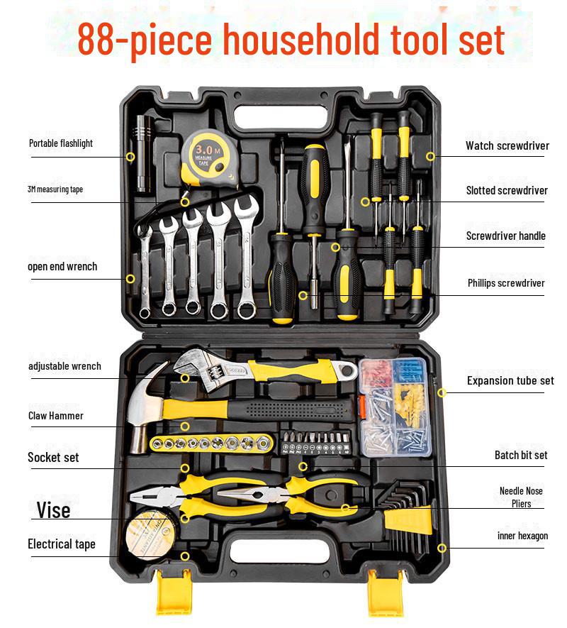 Complete Household Hand & Power Tools Kit