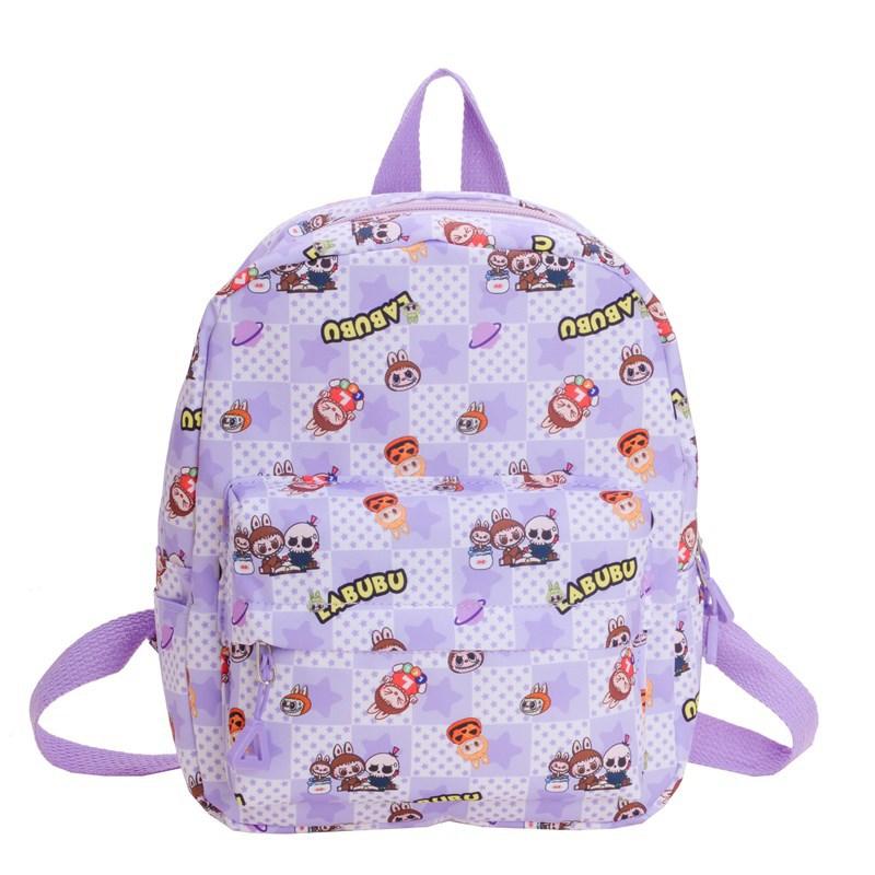 Kindergarten Primary School Students Schoolbag Cartoon Animation Cute Printed Boys And Girls Backpack Children'S Backpack