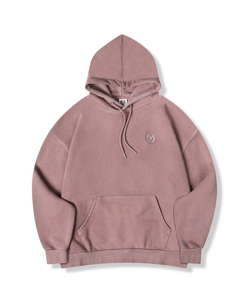 Unisex Mikina Laurel Oversized Pigmentová Hluboká Růžová
