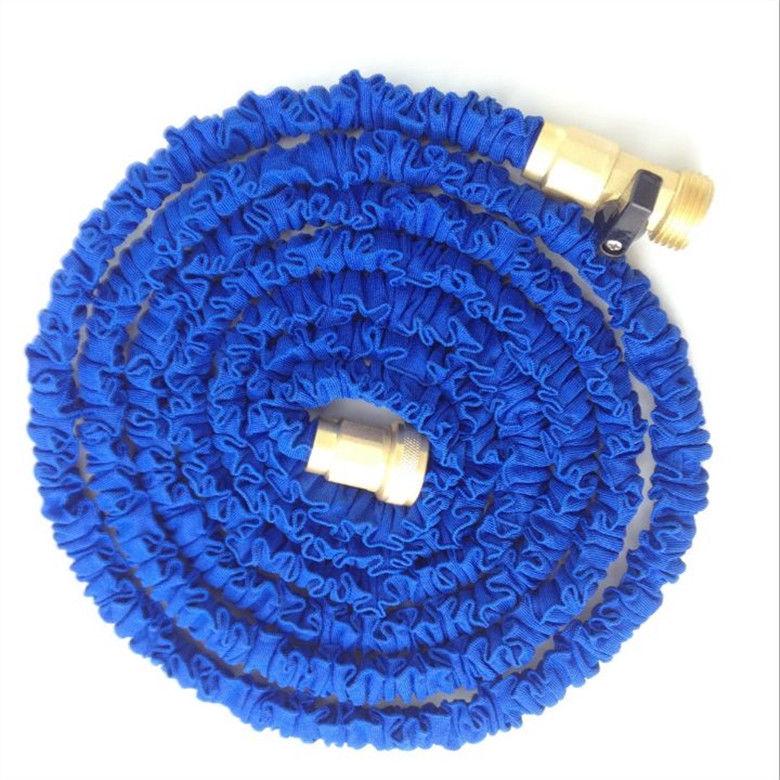 

Household Outdoor Goods Car Wash Device Garden Watering Water Pipes 3 Times Telescopic Pipe 75 синій