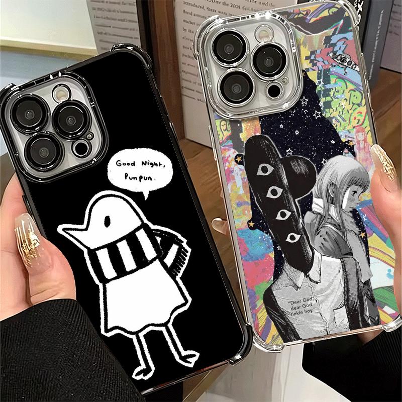 Oyasumi Punpun Anime Plating Phone Case For Xiaomi Poco X5 X6 X7 X8 Pro Max F8 Ultra F7 M8 M7 M5S Redmi 15C 15 14C 13C 13 X3 12C