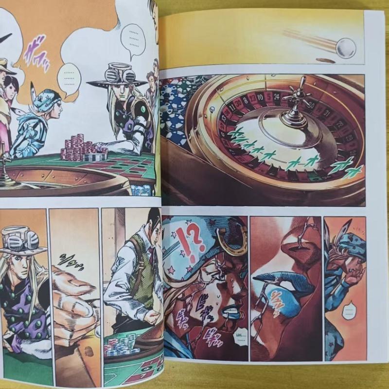 12 Books Steel Ball Run Manga Book JOJO's Bizarre Adventure Part7 Vol.1-12 Japanese Youth Comic Books English Manga Books
