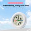 Hochpräzises rundes LED-Digital-Thermo-Hygrometer Innen-Thermometer Hygrometer Temperatur-Sensor-Tester Hygrometer-Detektor