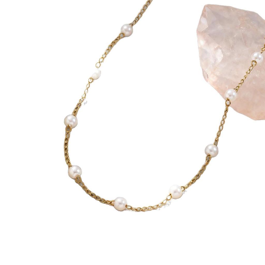 Trendy Single-Layer Faux Pearl Anklet for Women – Simple Fashion Summer Beach Foot Jewelry