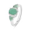 Silver Ring with Natural Emerald 1.699ct (2111122) 2.52 Gr. 925 Samples