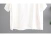Women's Retro Korean Style Plus Size Embroidered Cotton Linen T-Shirt