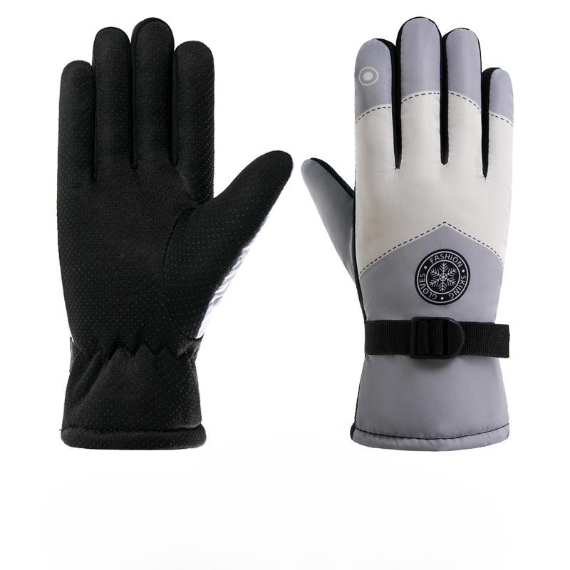 

Велоперчатки Уличные Зимние Хлопковые Перчатки Теплые и Защищающие от Холода Перчатки Велосипедные Водонепроницаемые Утепленные Флисом Лыжные Перчатки 26.5*12.5*4CM