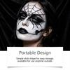 Facial paint stick, black, smooth and easy to apply, provides even color coverage, contains Vitamin E, perfect for party and special effects makeup