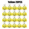 Cute Cartoon Plush Bee Keychain Adorable Keyring Doll Pendant for Bags Clothes Accessories Brooch Decor DIY Craft Supplies