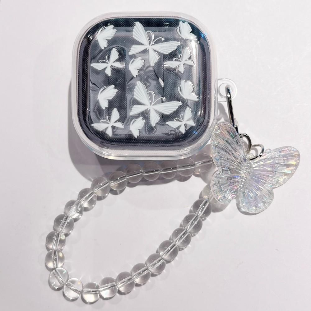 Butterfly Flower Earphone Case For Samsung Galaxy Buds 4 Pro Buzz 4 Pro Cover Rabbit Star Puppy TPU PC Headphone Accessories