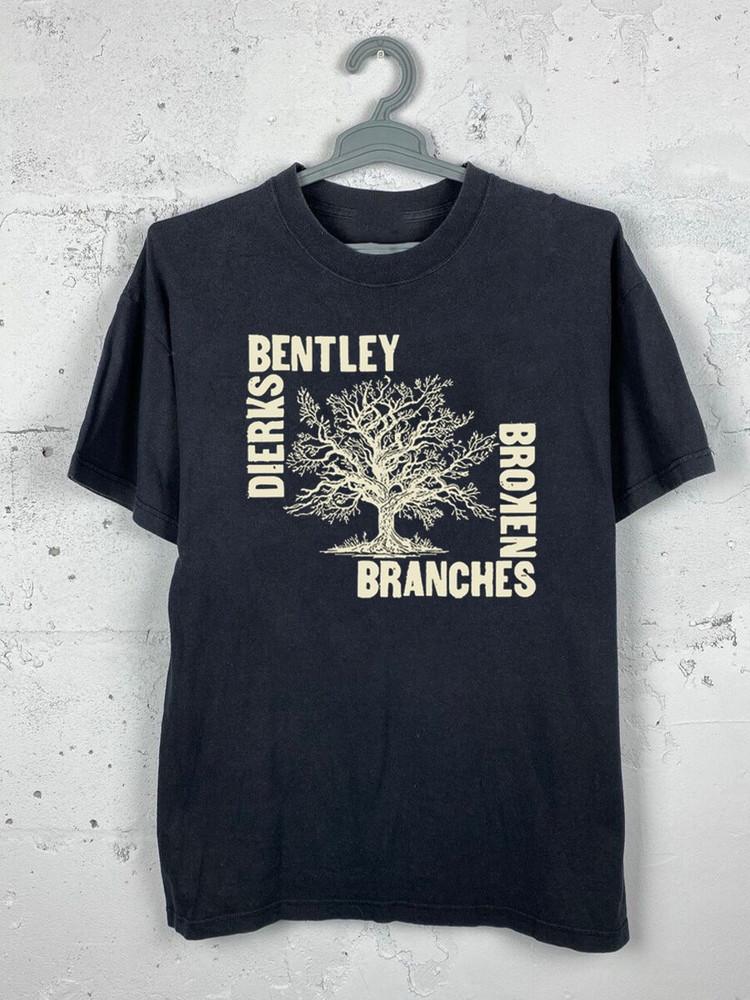 

Rare Dierks Bentley Broken Branches T Shirt Black All Size KK271 Unisex T-Shirt XXL