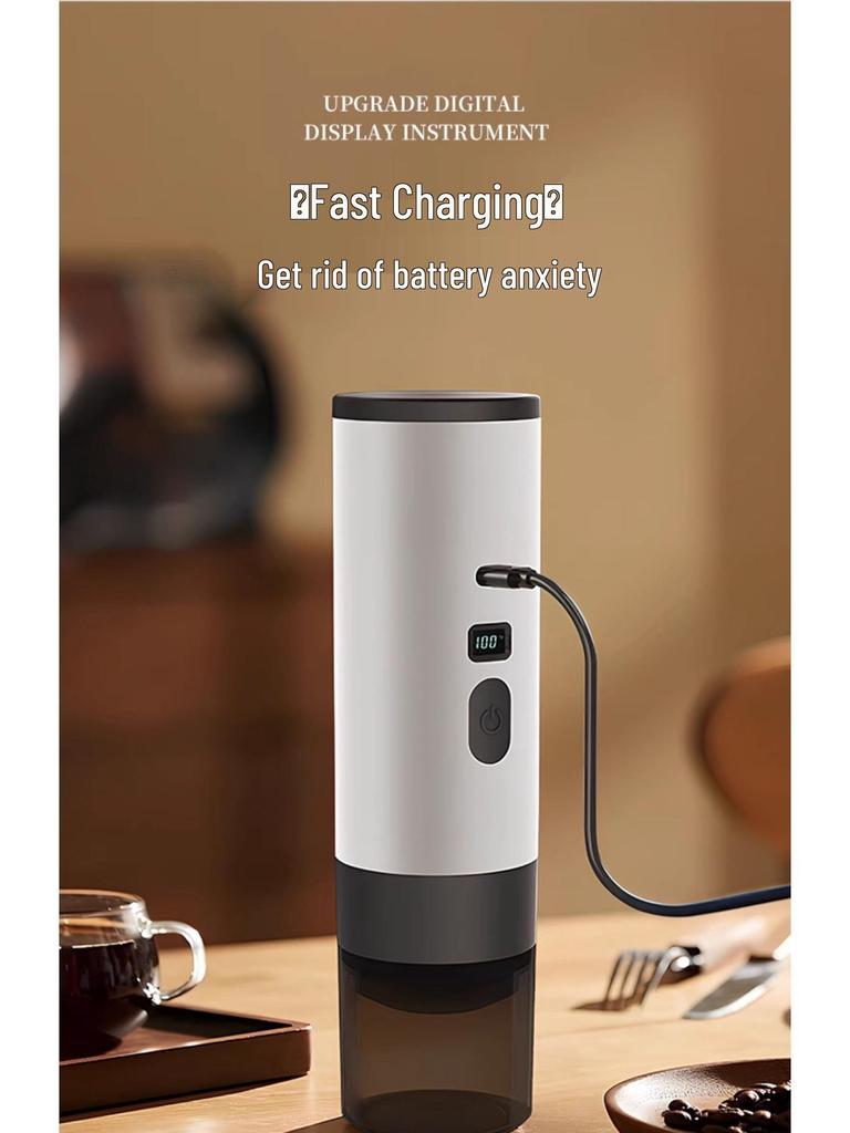 Germany 2025 Rechargeable Wireless Portable Capsule Coffee Machine for Home