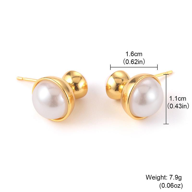 

Винтажные серьги-пусеты IMI Gold - Элегантный и стильный подарок для нее