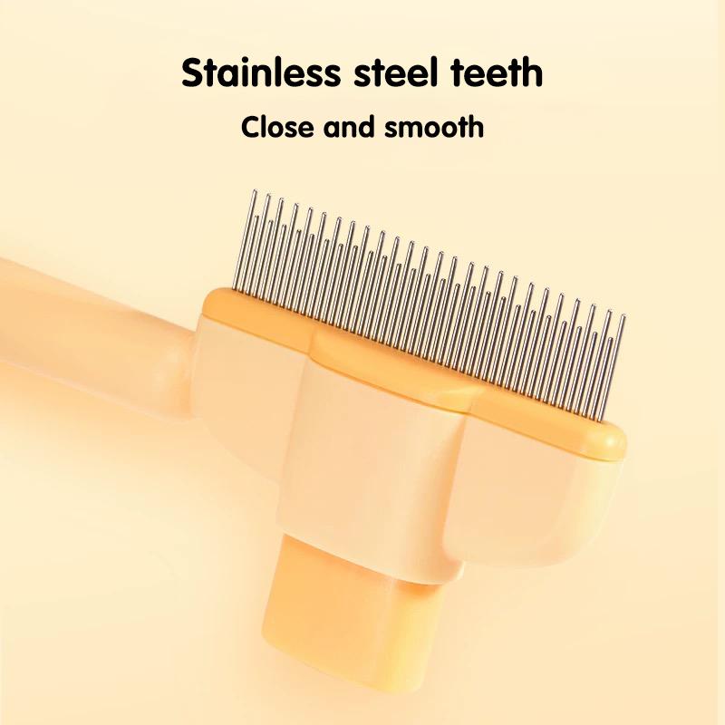 Cat Knotting Comb Pet Hair Remover Cat Self-Cleaning Comb Pet Dog Cleaning Tools Pet Supplies Grooming Fine-toothed