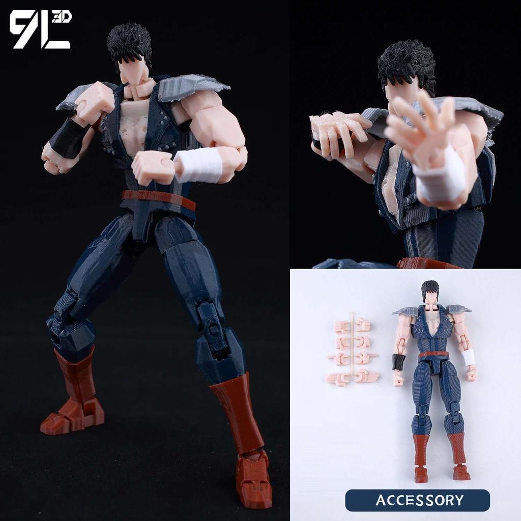 9L3 Figurka Mahoragi z Jujutsu Kaisen wydrukowana w 3D Dummy13 Lucky13 Wielostawowa Pozowalny Model Anime Kolekcjonerska Zabawka Prezent