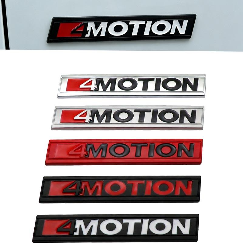 3D Metal 4MOTION Decorative Sticker For VW Passat Tanyue Golf Car Modification Parts Zf7