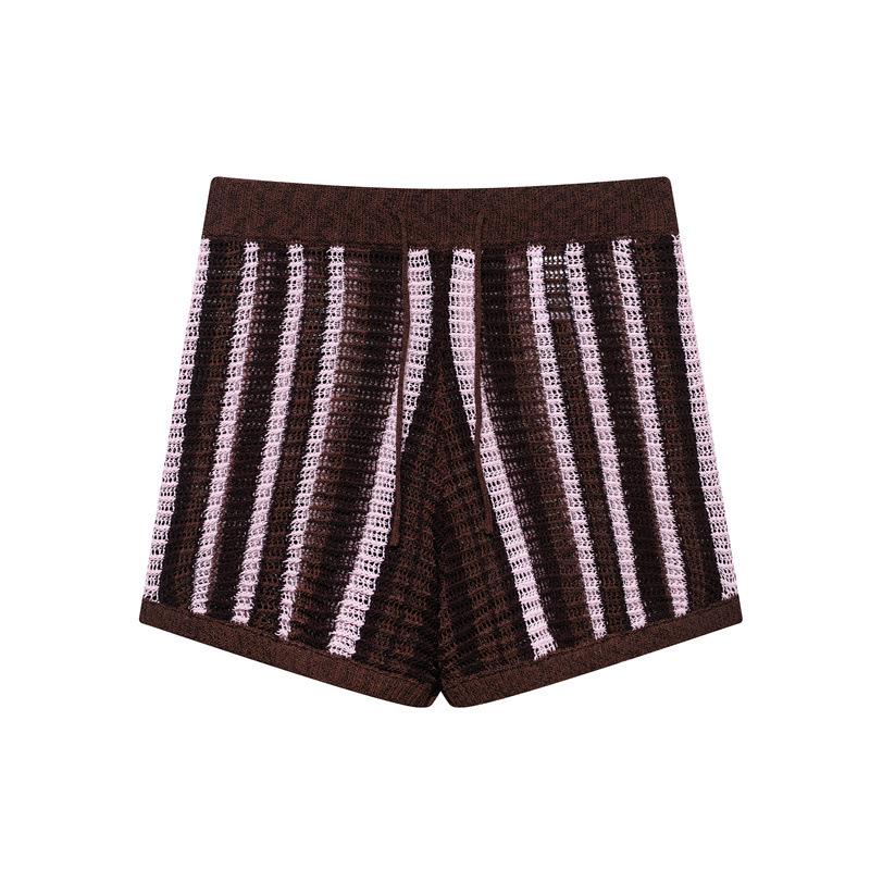 

Женский вязаный топ и повседневные шорты TAOP&ZA на весну/лето Small