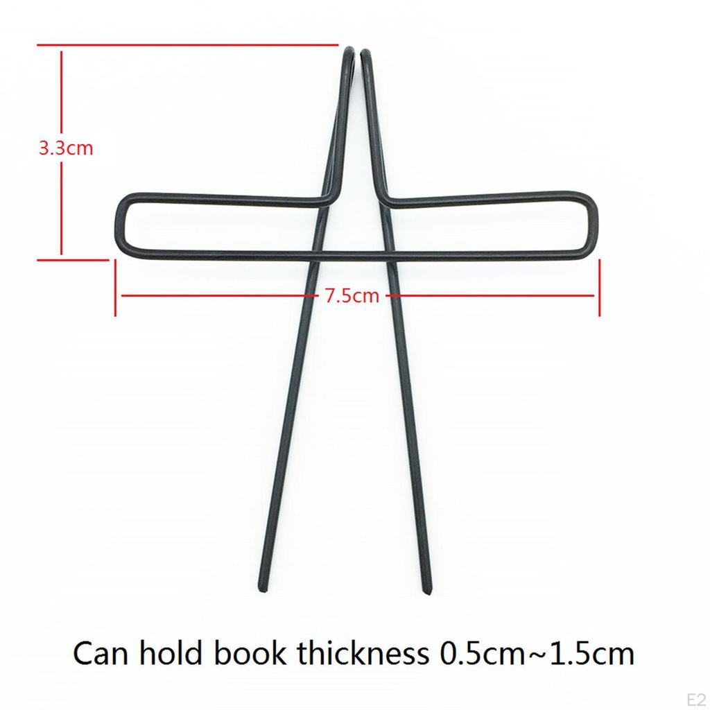 Metal Wire Music Paper Holder High Strength Clip for Keyboard Outdoor Playing Muscic Stand