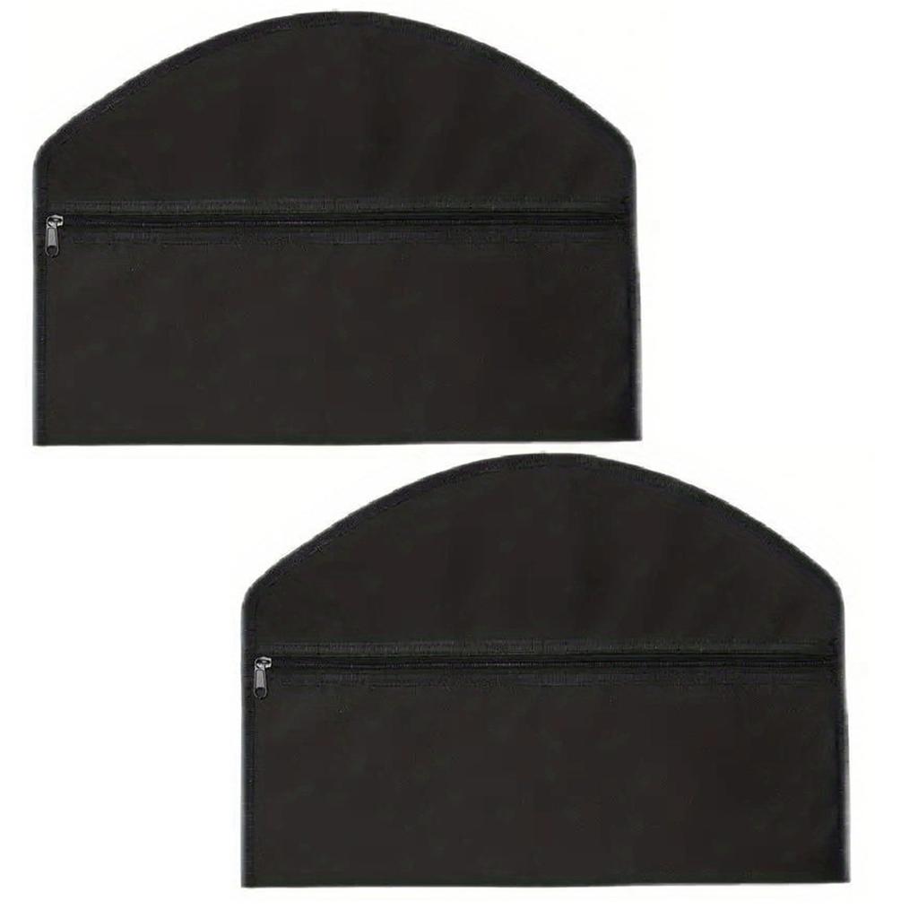 Pack Of 2 Secret Zippered Pouches Hanger Hanging Safe Bag for Concealing Valuables Discreet Travel Security Pouch