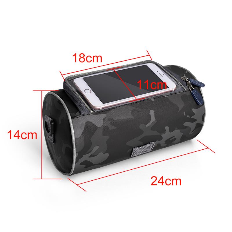 Bolsa Impermeable para Manillar de Bicicleta y Patinete para Almacenamiento Frontal