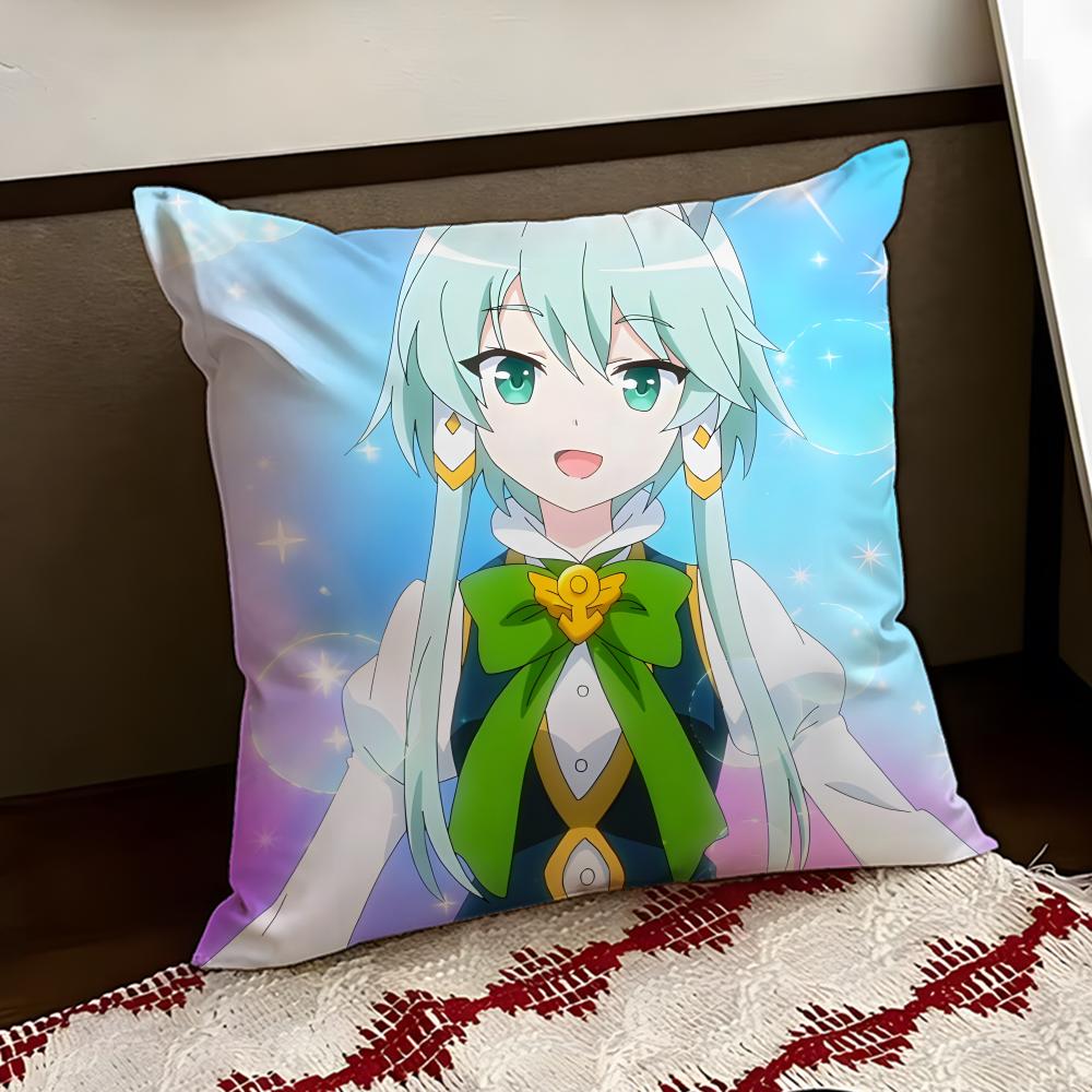 Anime IsekaiSuma Cushion Cover Reversible Soft Durable Pillow Cover Home Car MultiScene Use for Daily Comfort