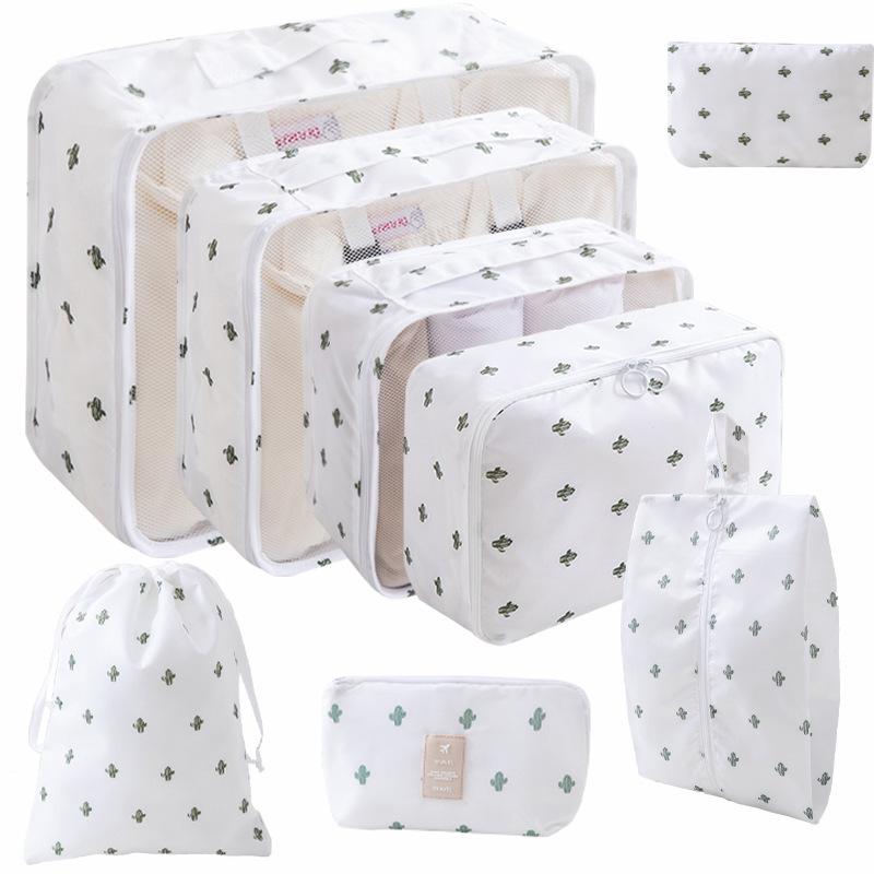 8-Piece Travel Clothing Storage Bag Set