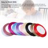10Pcs 0.6cm Gift Wrapping Ribbon Polyester Multicolors Exquisite Decorative Ribbons Roll for Birthda